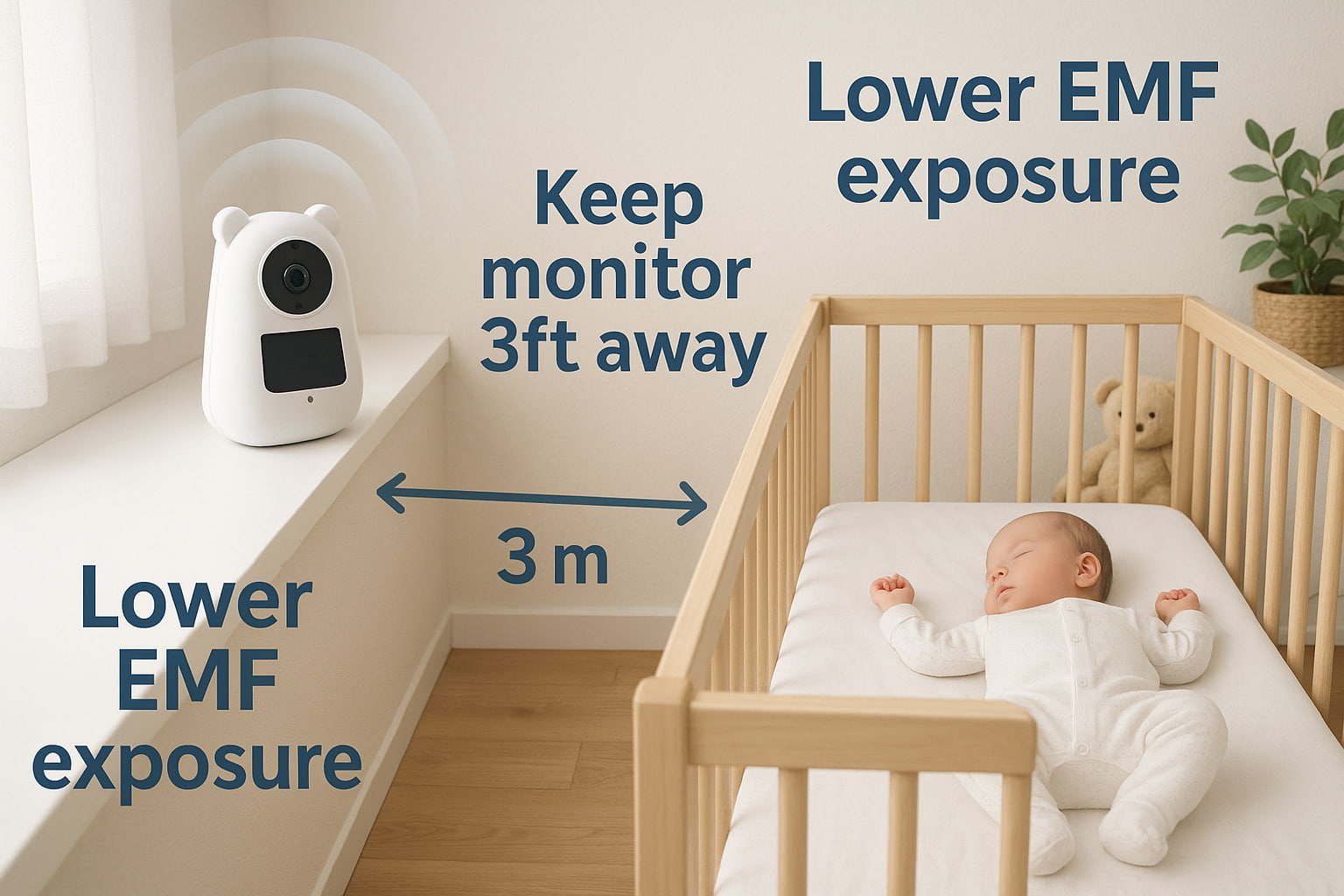 EMF Awareness Safe Distance from Baby Monitor - Find For Baby EMF Awareness Safe Distance from Baby Monitor - Find For Baby