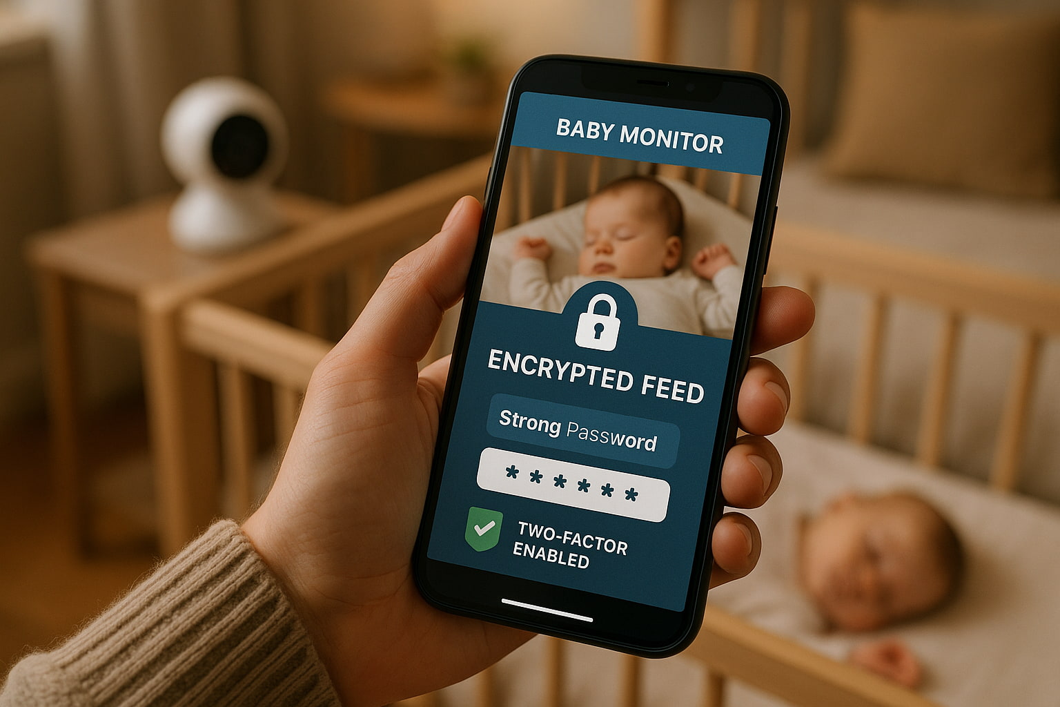 Secure Baby Monitor Connection – Wi-Fi Safety Tip - Find For Baby Secure Baby Monitor Connection – Wi-Fi Safety Tip - Find For Baby