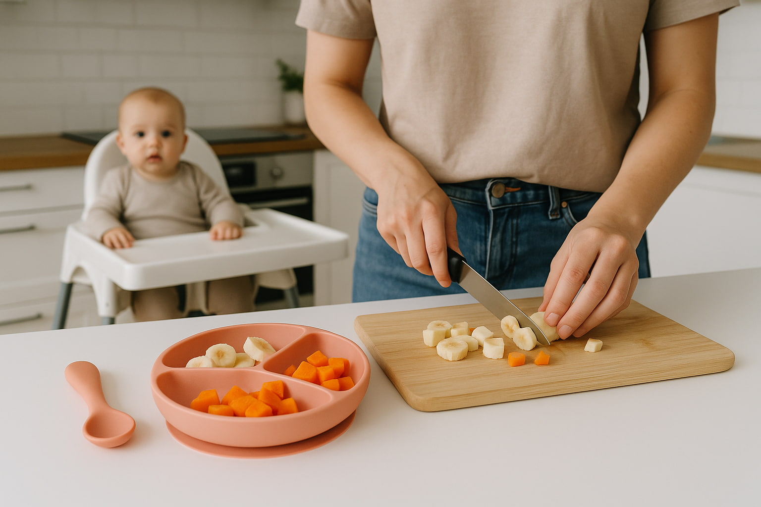 Baby Staring at the meal Prep - Find For Baby Baby Staring at the meal Prep - Find For Baby