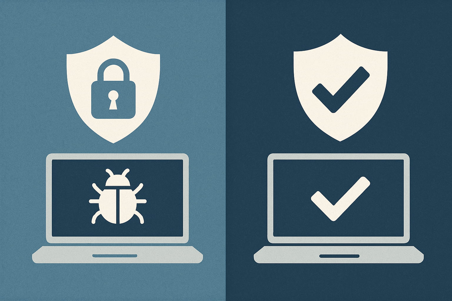 Visual comparison of Wi-Fi vs non-Wi-Fi baby monitors showing key security differences - Find For Baby Visual comparison of Wi-Fi vs non-Wi-Fi baby monitors showing key security differences - Find For Baby