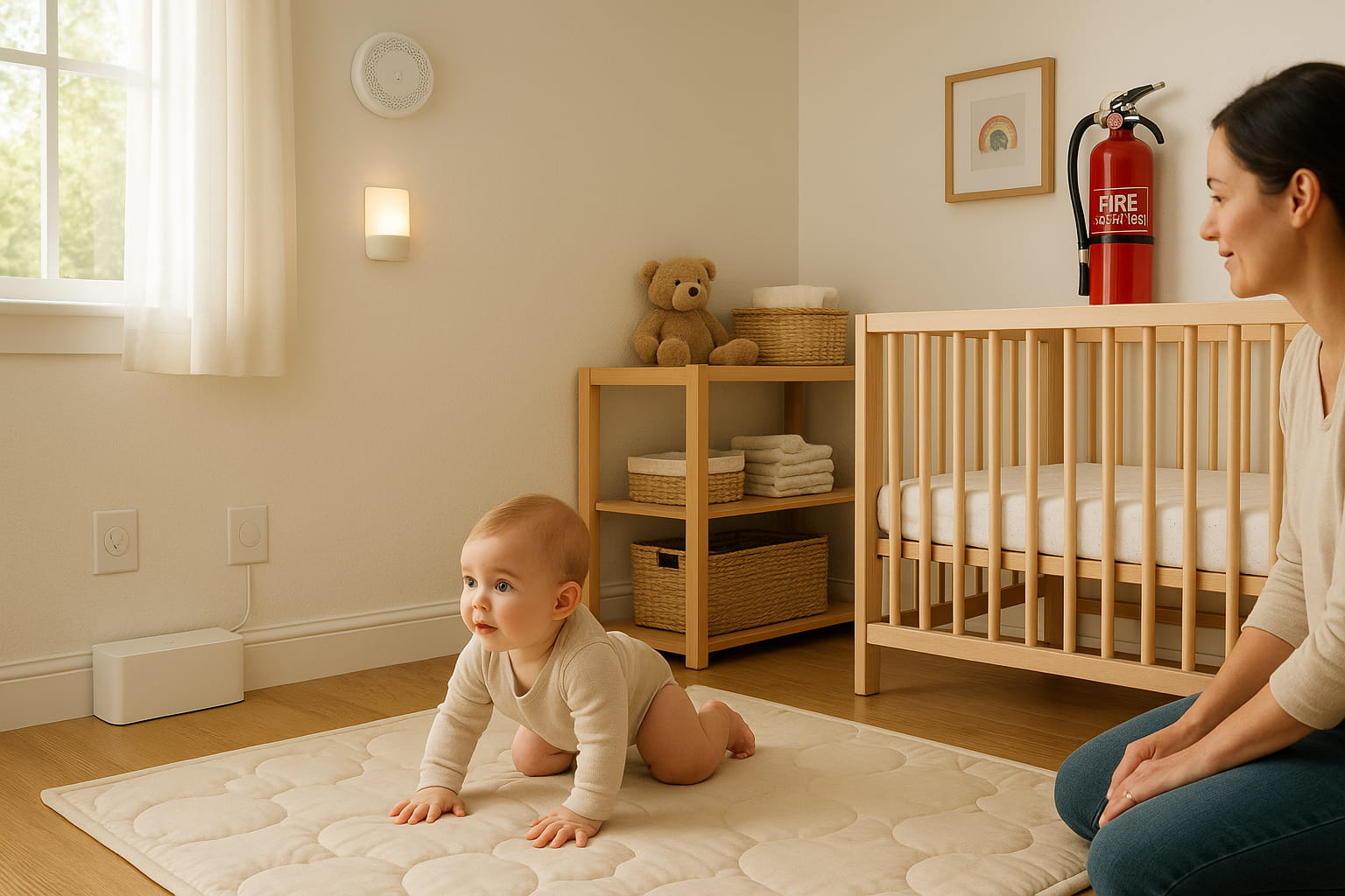 baby-safe nursery with fireproofing tools installed - Find For Baby baby-safe nursery with fireproofing tools installed - Find For Baby