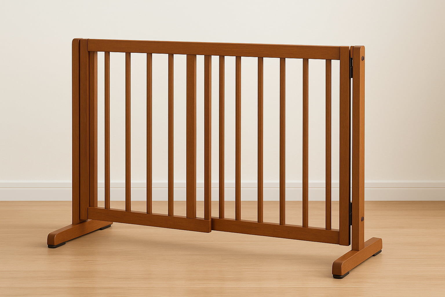 Adjustable Richell freestanding pet gate with wooden finish - Find For Baby Adjustable Richell freestanding pet gate with wooden finish - Find For Baby