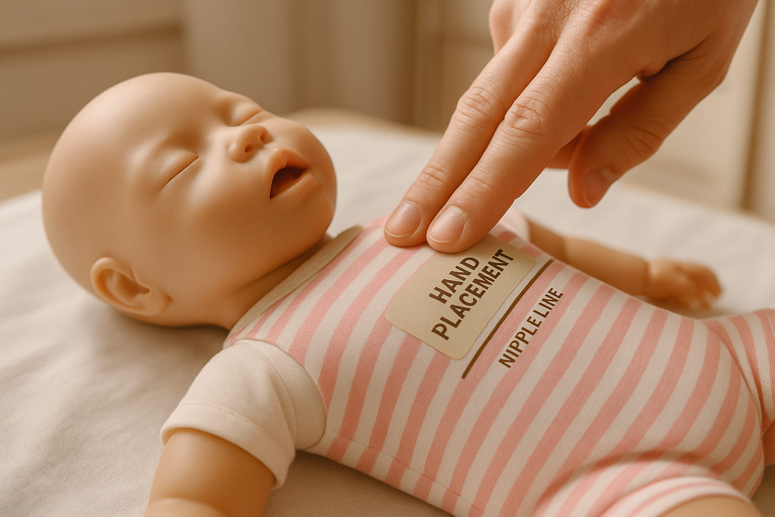Chest Compression Demonstration - Find For Baby Chest Compression Demonstration - Find For Baby