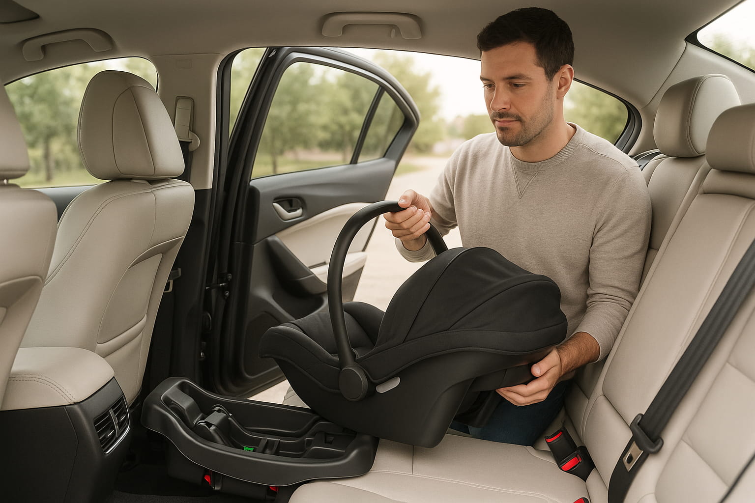 Multi-car seat base setup for busy families – car seat base for multiple cars - Find For Baby.