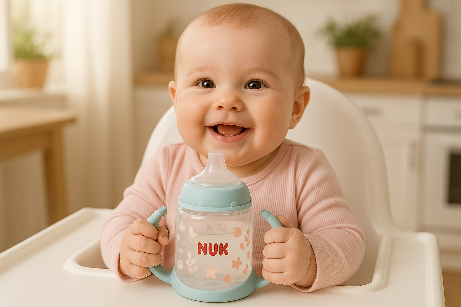 NUK Cup in Babie's Hand - Find For Baby