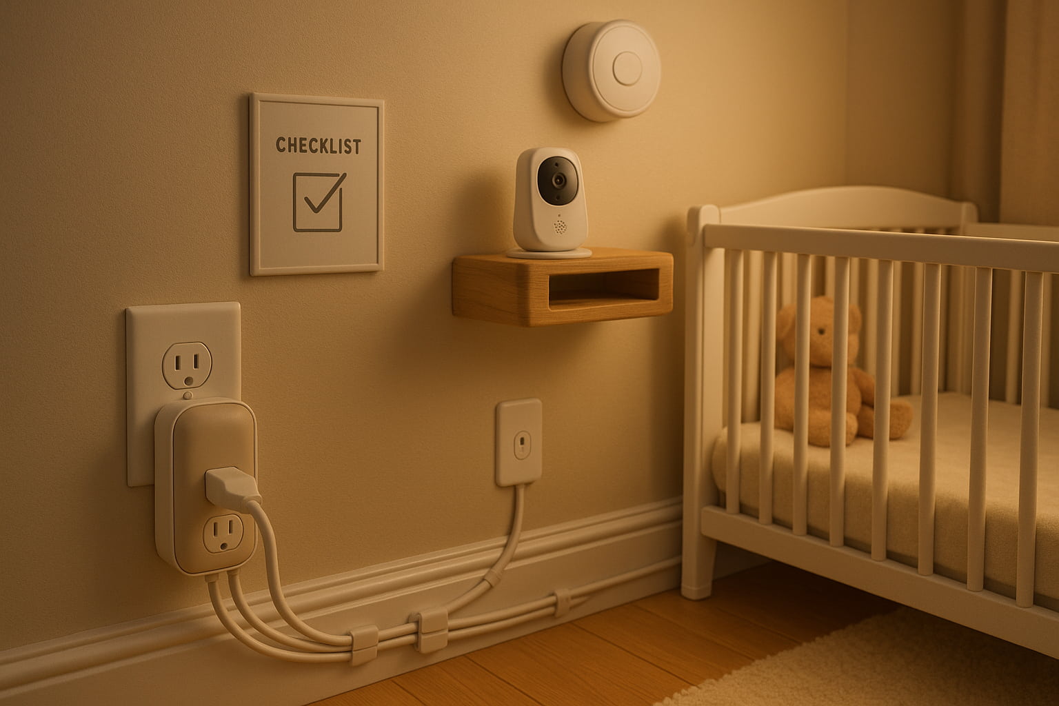 Prevent Electrical Fires in Baby's Room – Nursery Safety Visual - Find For Baby