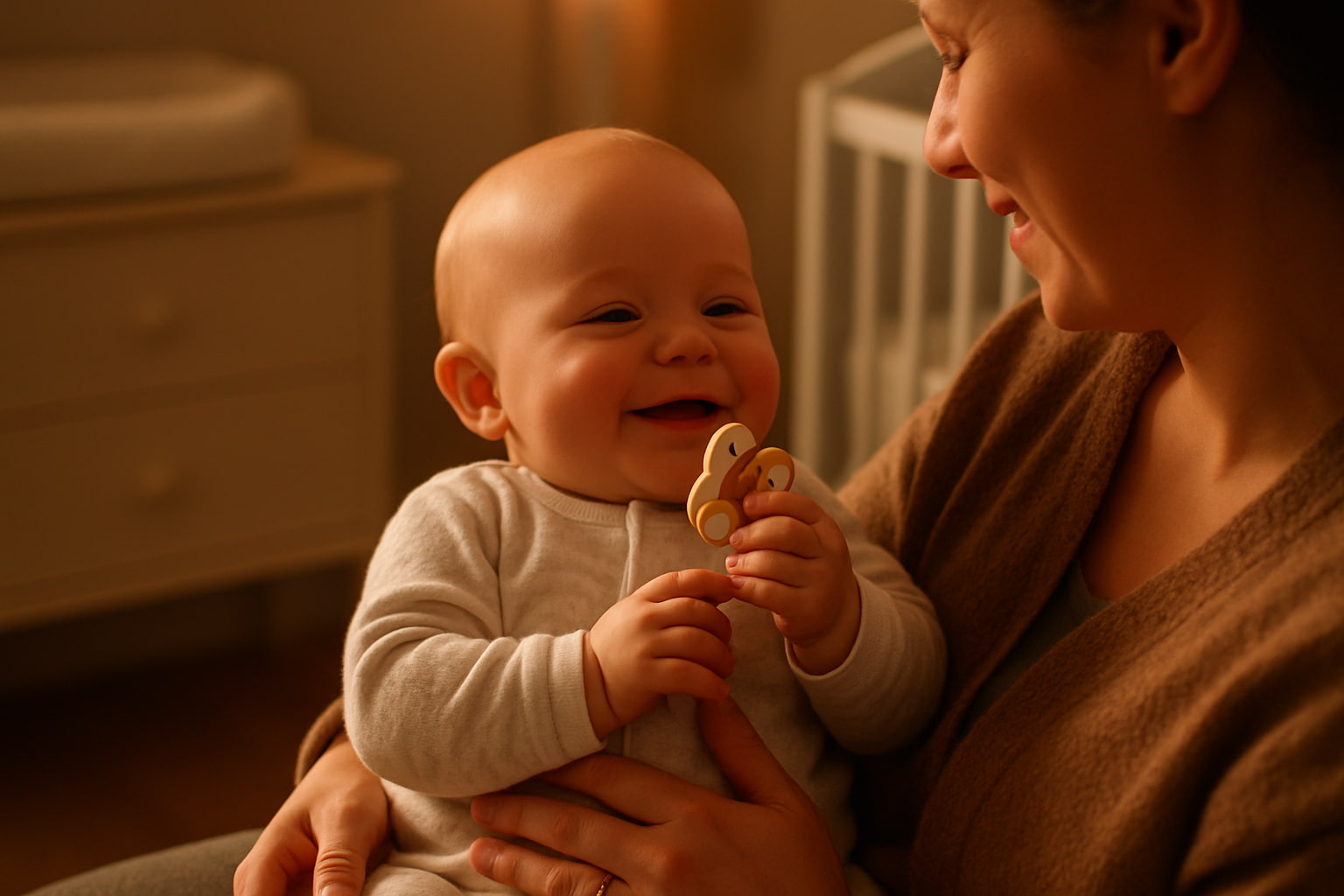 Baby Using Pacifier Comfortably - Find For Baby