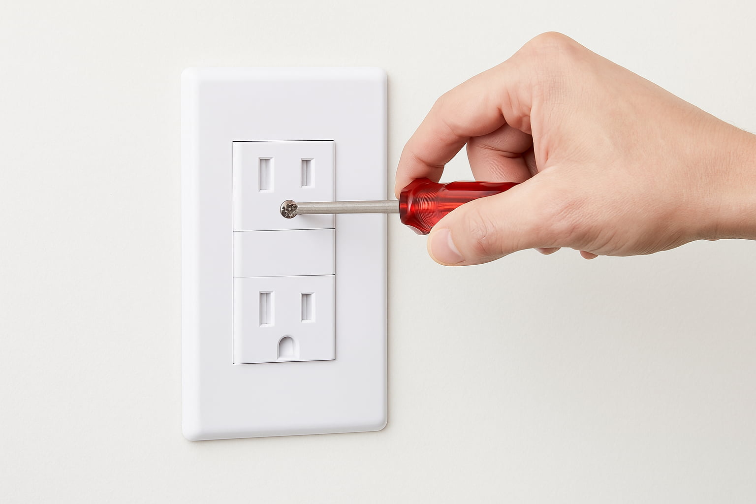 Installing Mommy’s Helper Safe Plate outlet cover - Find For Baby