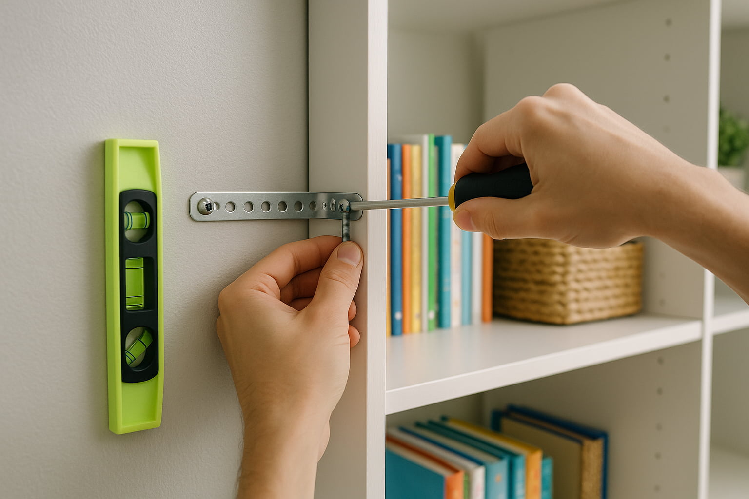 Installing a wall anchor to secure furniture safely - Find For Baby