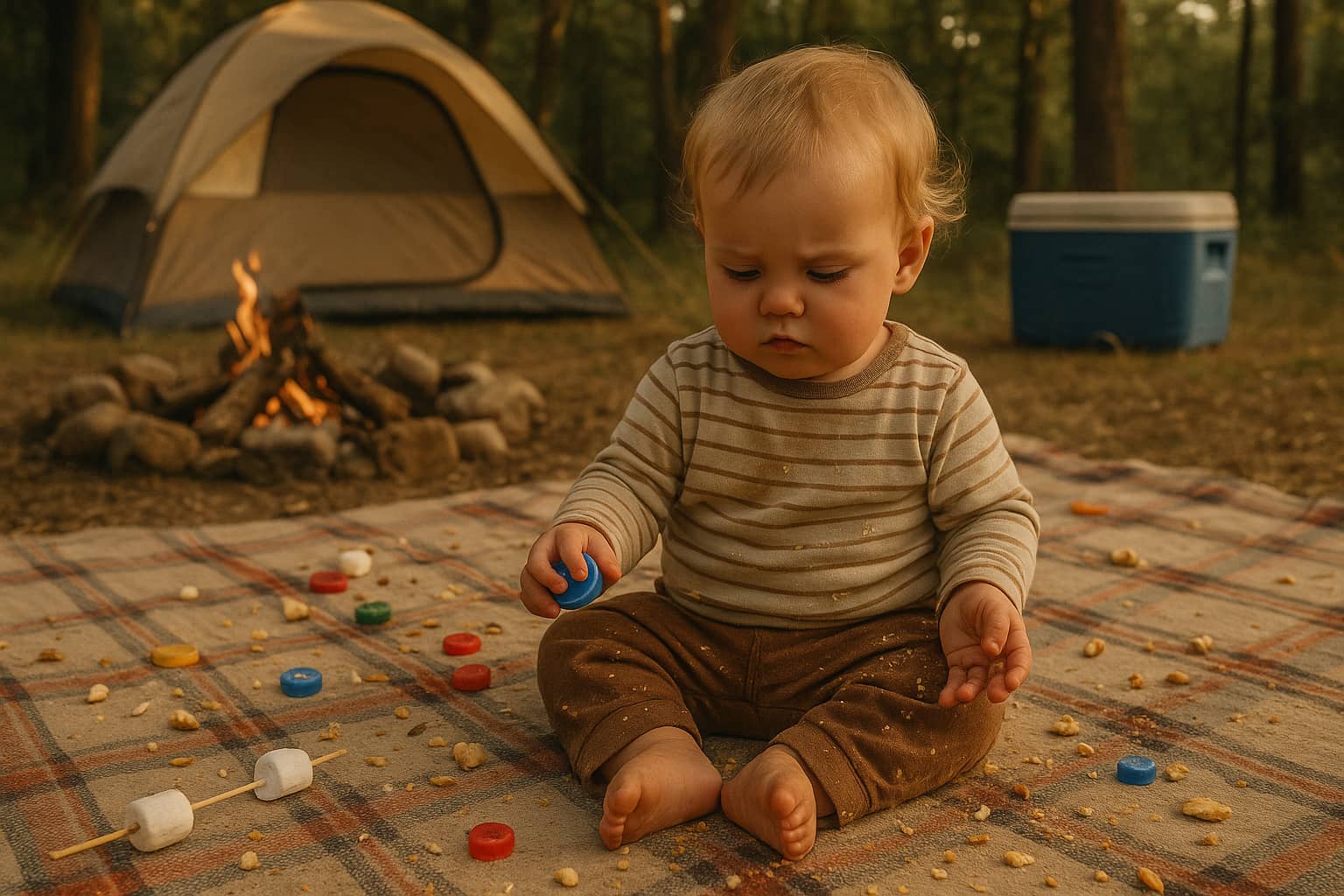 Travel Setting With Camping Outdoor Choking Hazards - Find For Baby Travel Setting With Camping Outdoor Choking Hazards - Find For Baby