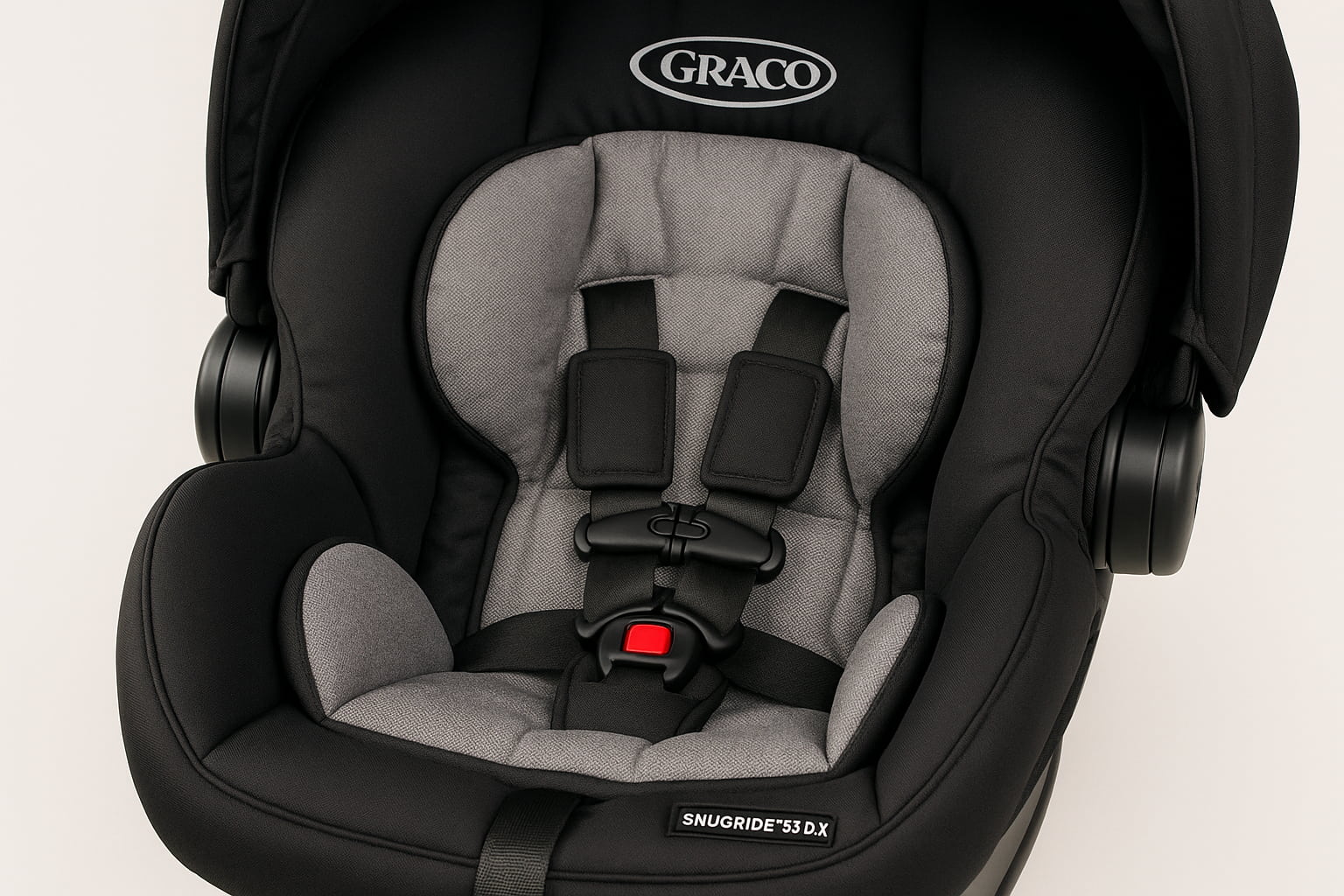 Graco SnugRide 35 Lite DLX infant seat with 5-point harness and safety padding - Find For Baby Graco SnugRide 35 Lite DLX infant seat with 5-point harness and safety padding - Find For Baby